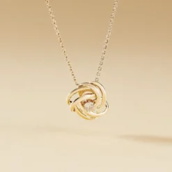 Collier Iwaki Plaqué Or Jaune Oxyde De Zirconium