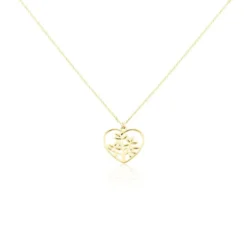 Collier Ixia Or Jaune