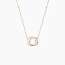 Collier Janne Argent Rose Oxyde De Zirconium