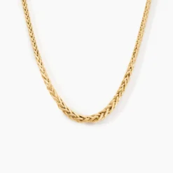 Collier Jany Danilo Maille Palmier Or Jaune