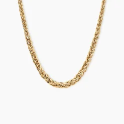 Collier Jany Danilo Maille Palmier Or Jaune