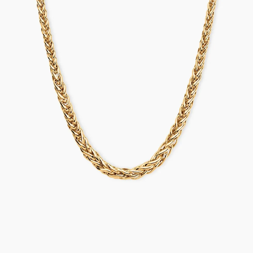 Collier Jany Danilo Maille Palmier Or Jaune