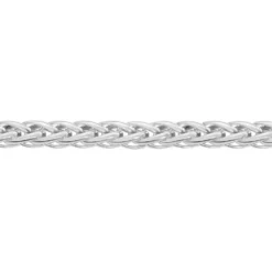 Collier Jany Maille Palmier Or Blanc