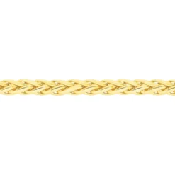 Collier Jany Maille Palmier Or Jaune