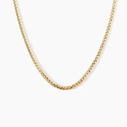 Collier Jany Or Jaune Maille Palmier