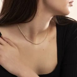 Collier Jerry Maille Corde Or Jaune