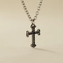 Collier Jodoc Acier Blanc