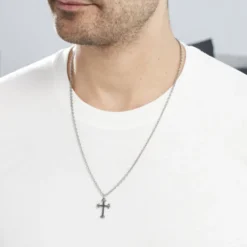 Collier Jodoc Acier Blanc