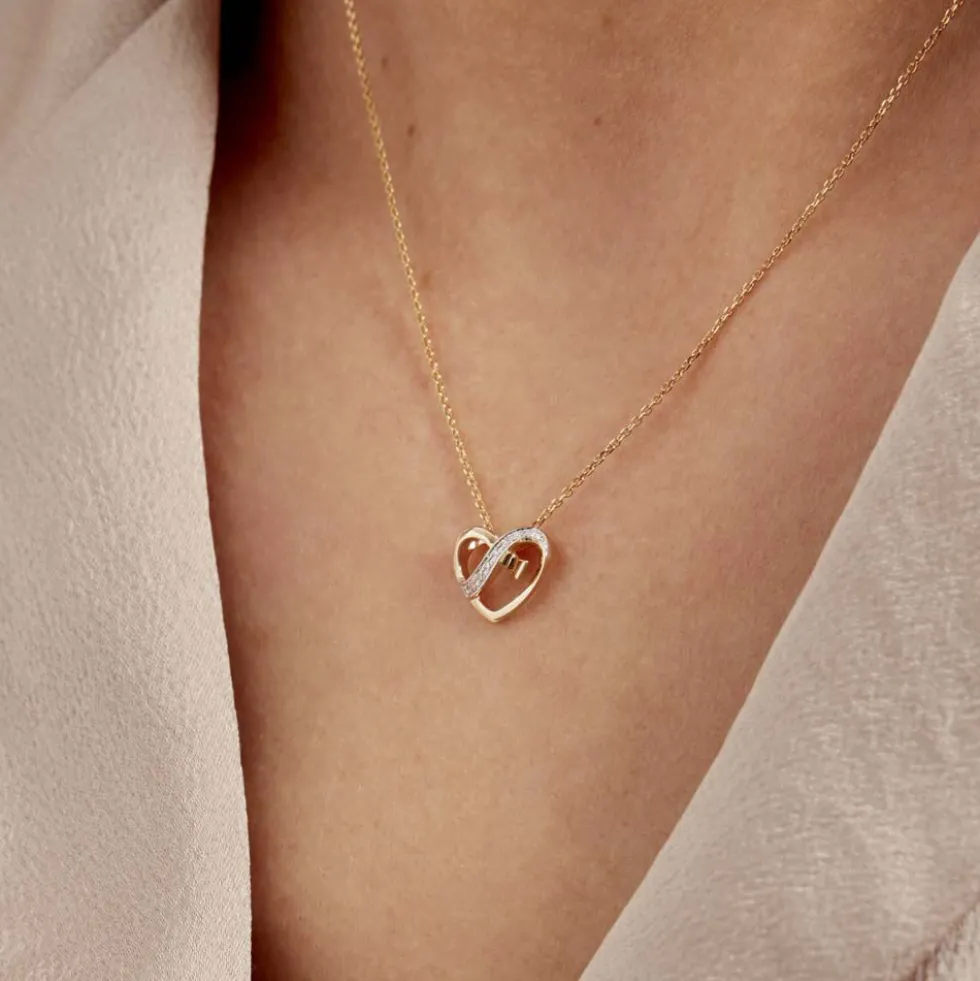 Collier Juliane Or Jaune Diamant