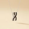 Collier Julianne Or Blanc Diamant