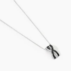 Collier Julianne Or Blanc Diamant
