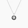 Collier Julietta Argent Blanc Céramique Et Oxyde De Zirconium