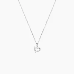 Collier Kaina Or Blanc Diamant