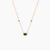Collier Kakalina Or Jaune Malachite