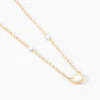 Collier Kakalina Or Jaune Nacre