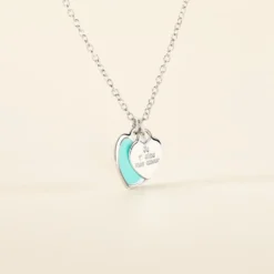 Collier Kalliopea Argent Blanc