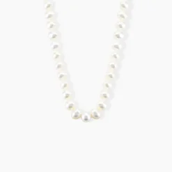 Collier Kanwal Or Jaune Perle De Culture