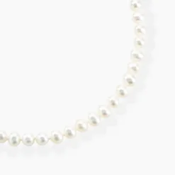 Collier Kanwal Or Jaune Perle De Culture