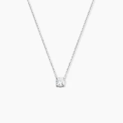 Collier Kariane Argent Blanc Oxyde De Zirconium