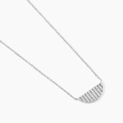 Collier Katia Argent Blanc Oxyde De Zirconium