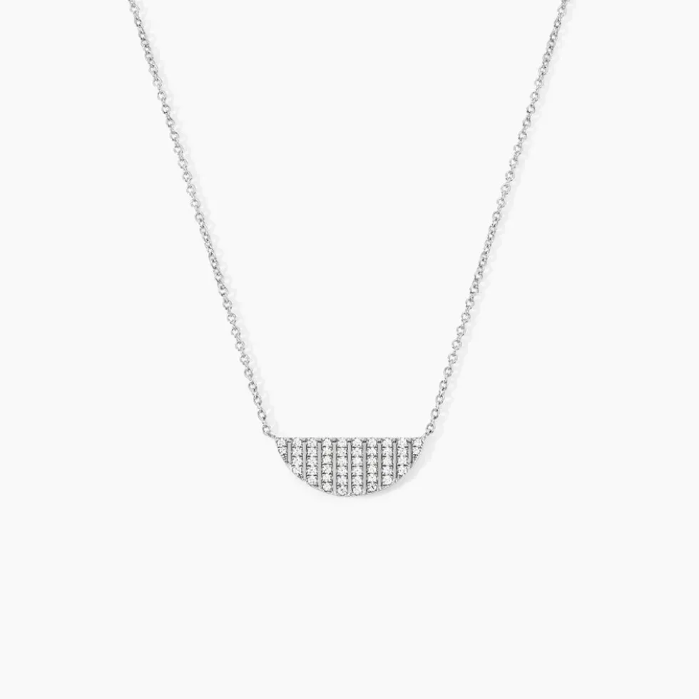 Collier Katia Argent Blanc Oxyde De Zirconium