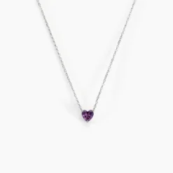 Collier Kelvyn Argent Blanc Oxyde De Zirconium
