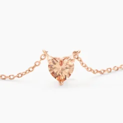 Collier Kelvyn Argent Rose Oxyde De Zirconium