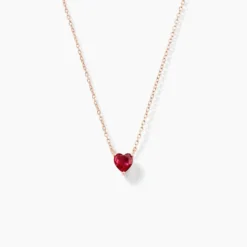 Collier Kelvyn Argent Rose Oxyde