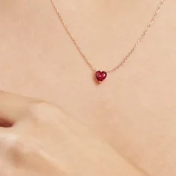 Collier Kelvyn Argent Rose Oxyde
