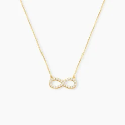 Collier Klothilda Or Jaune Oxyde De Zirconium