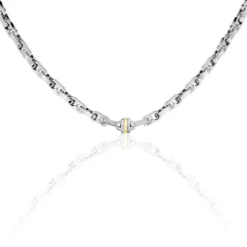 Collier Laura-lyneae Or Acier Bicolore