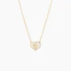 Collier Lawrie Or Jaune Nacre