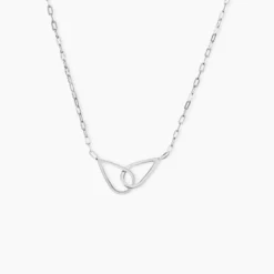 Collier Les Inseparables Argent Blanc