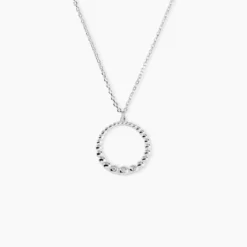 Collier Lidig Argent Oxyde De Zirconium
