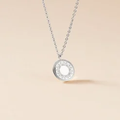 Collier Lilibeth Argent Blanc