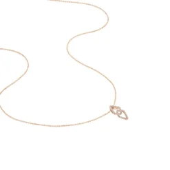 Collier Lisa Or Rose Diamant