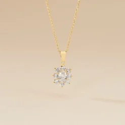 Collier Lisea Plaqué Or Oxydes De Zirconium