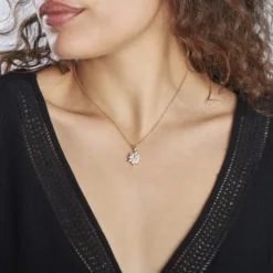 Collier Lisea Plaqué Or Oxydes De Zirconium