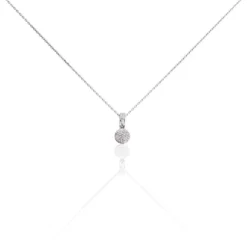 Collier Lisyae Or Blanc Diamant