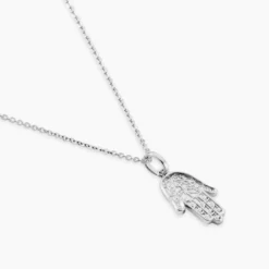Collier Loiza Argent Blanc
