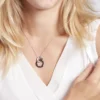 Collier Lola Cera Argent Blanc Céramique Et Oxyde De Zirconium