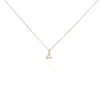 Collier Lorena Argent Rose Oxyde De Zirconium