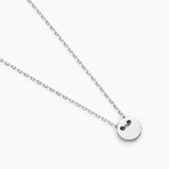 Collier Loueva Argent Blanc