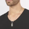 Collier Lovaina Acier Blanc