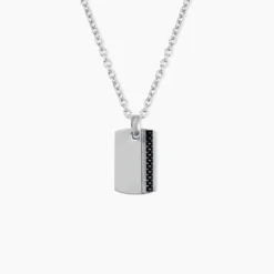 Collier Lovaina Acier Blanc