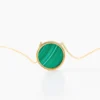 Collier Lucky Gems Or Jaune Malachite