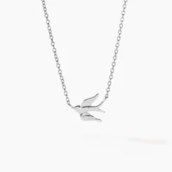 Collier Luya Argent Blanc