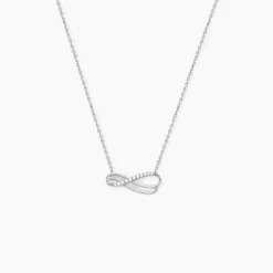 Collier Lylou Argent Blanc Oxyde De Zirconium