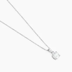 Collier Lynna Argent Blanc Oxyde De Zirconium
