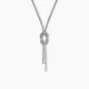 Collier Madison Argent Blanc